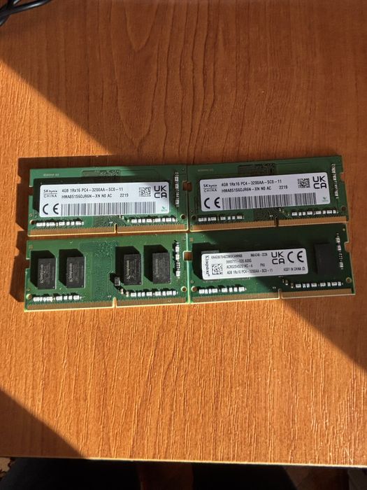 2 buc Ram 4 gb kingston