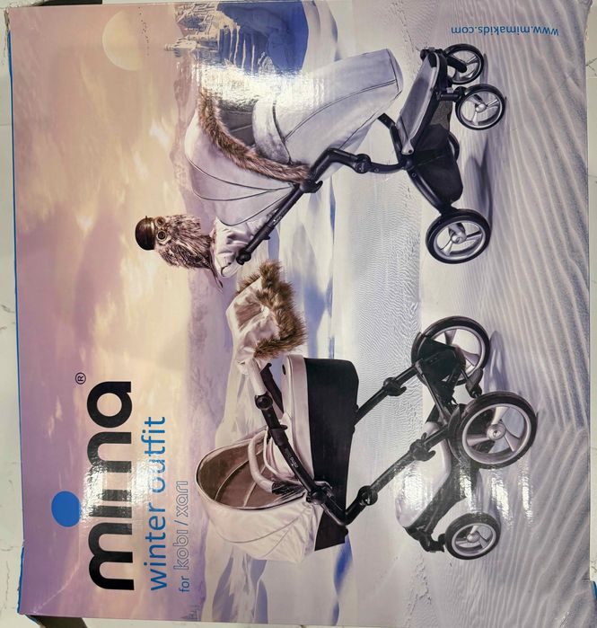 Cărucior Mima 3.in 1 - cu toate optionalele pentru iarna și vară
