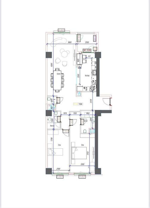 ЖК Akay City 4х комнатная 120м2‼️ Дархан