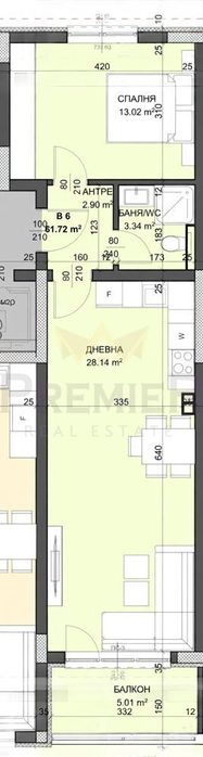 НОВ 2-стаен в Варна-Виница площ 72м2 // цена 124900