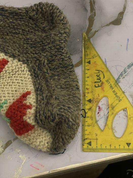 Вязаные носочки)