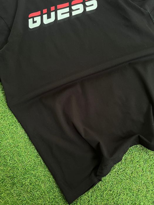 Мъжка блузка с къс ръкав : GUESS Regular Fit Organic Cotton M