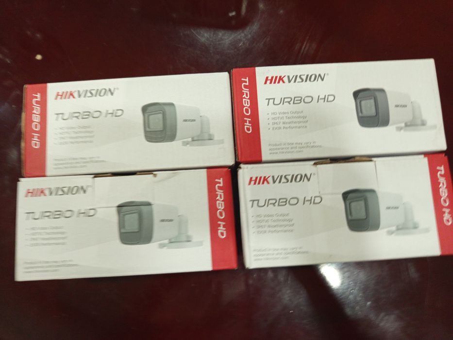 Комплект видеонаблюдения Hikvision 4 камеры 2 МП Full HD 1080p + DVR