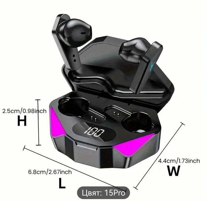 Безжични Bluetooth гейминг слушалки Nubi TWS X15 (промо цена за април)