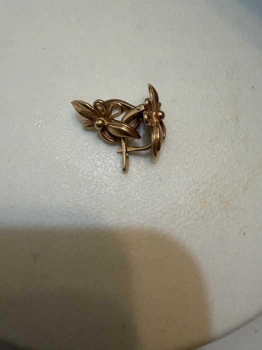 Серьги золото 585