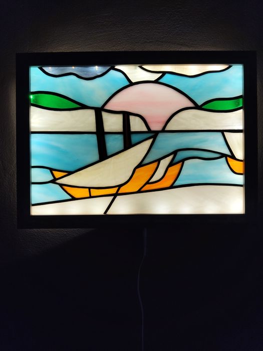 Veioza de podea ,veioze ,veioza tablou