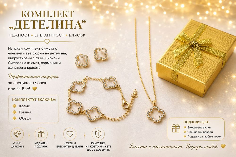 Дамски комплект”Детелина”