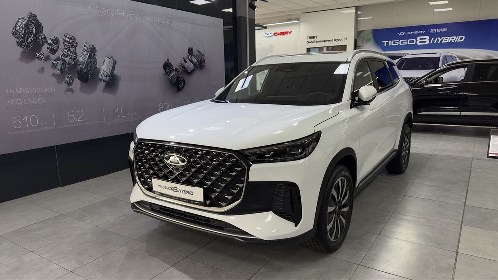 Uzoq kutilgan Tiggo 8 Hybridni muddatli to’lovga harid qiling!