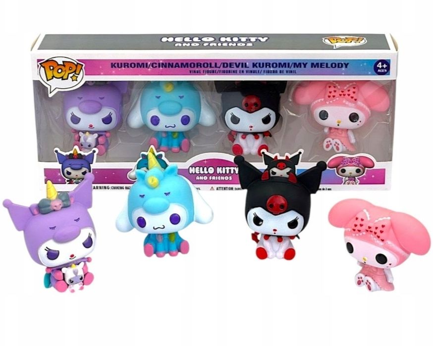Голям комплект фигурки Кити Куроми/Hello Kitty Kuromi Funko Pop