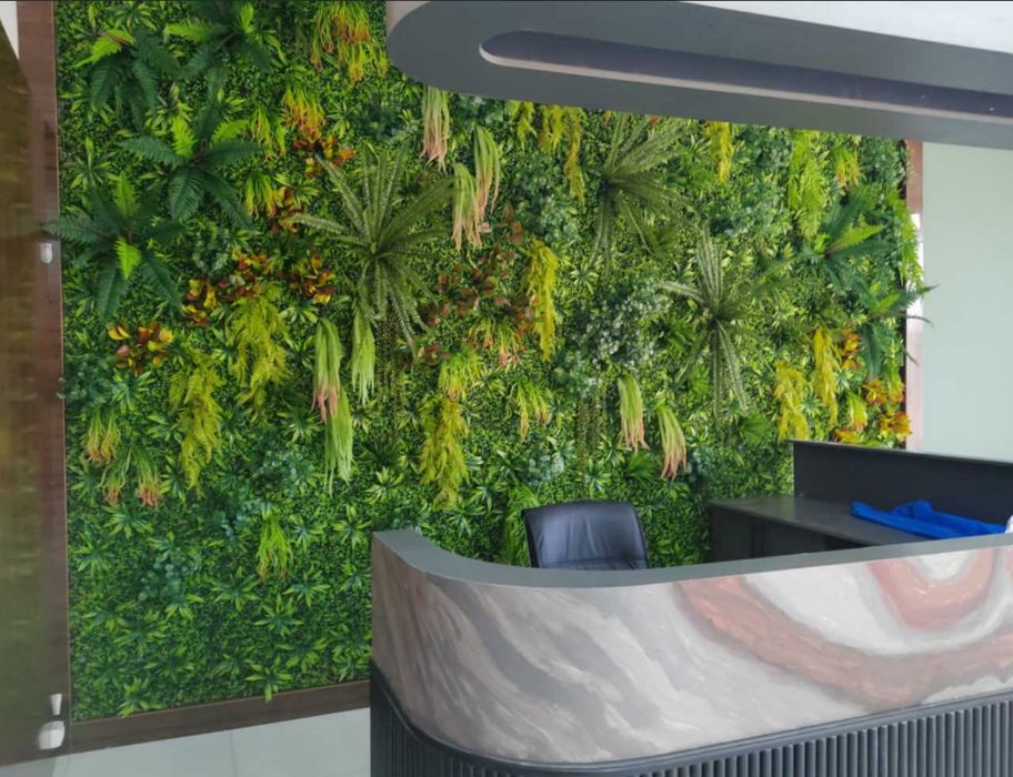 Декор Indecor Green. Искусственная зелень, мох, фитостены