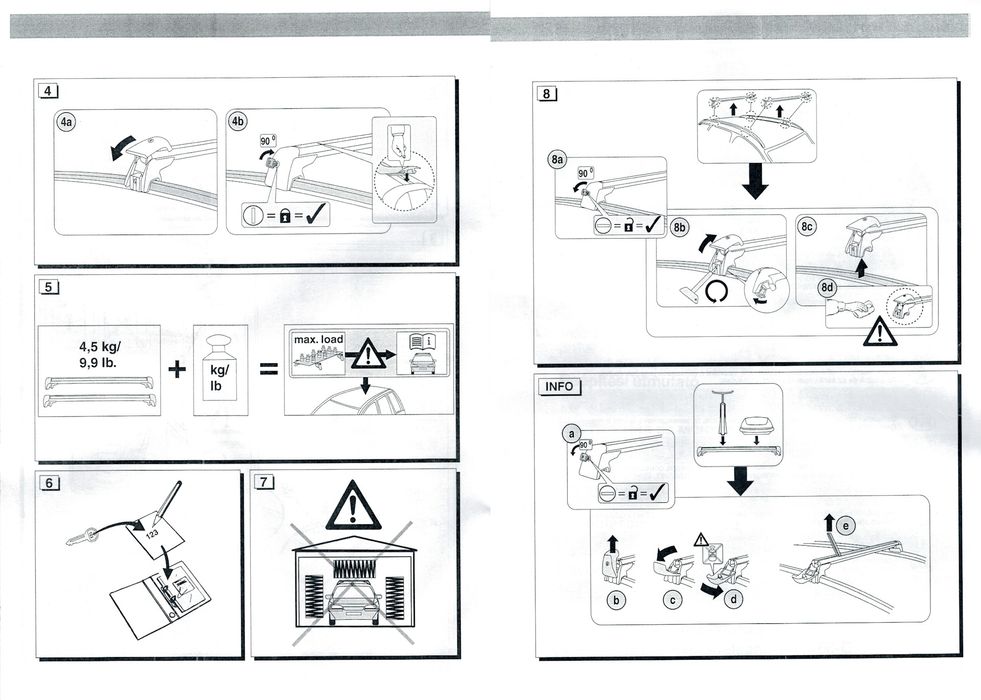 Opel Astra J до 2015г. Оригинален багажник за покрив, напречни греди!