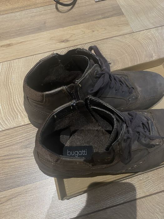 Мужские кожаные ботинки Bugatti, оригинал
