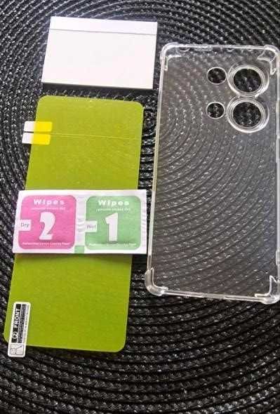 XIAOMI Redmi Note 13 Pro / Poco C6 Силиконов калъф + стъклен протектор