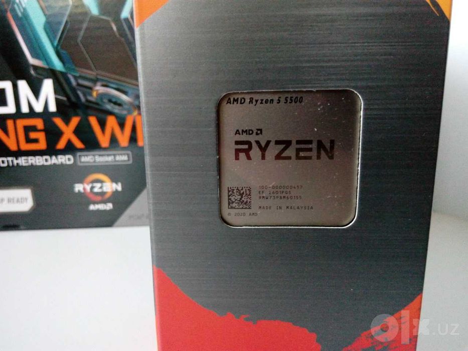 процессор  AMD Ryzen 5 5500 +кулер запечатаные