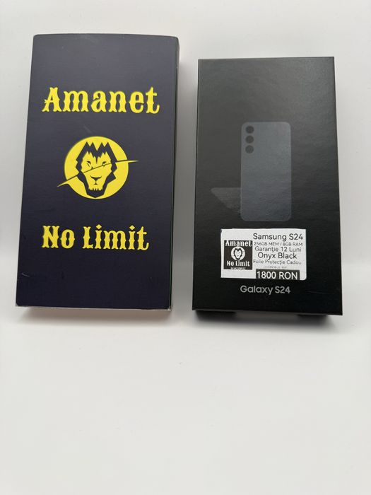 Samsung S24 Black 256GB Full Box Garantie 12 Luni Baterie 97% , AMANET NO LIMIT.