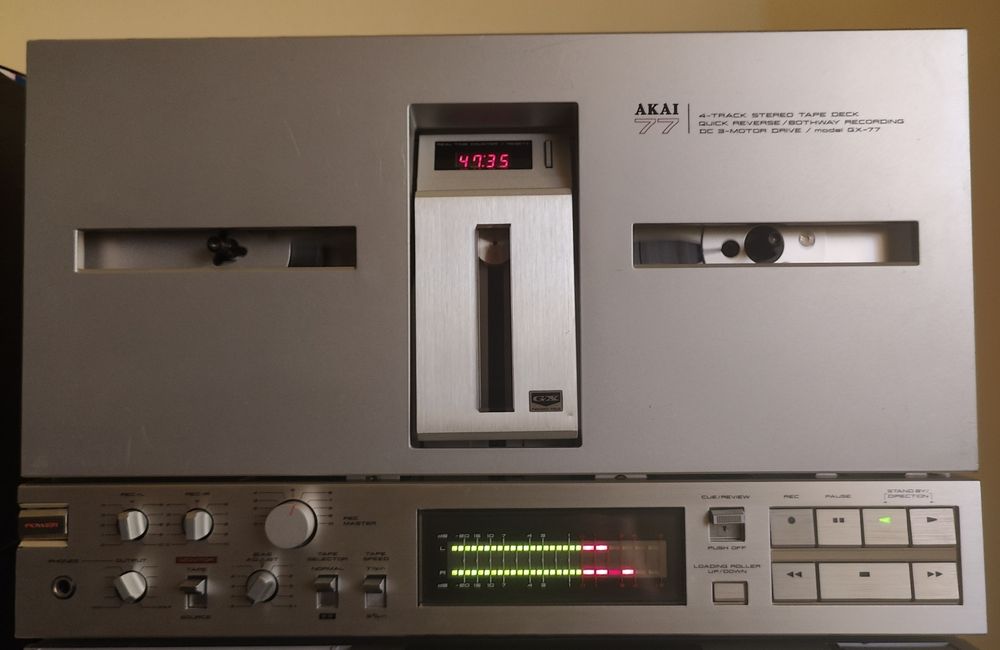 Akai GX-77 stare estetica și tehnică ok