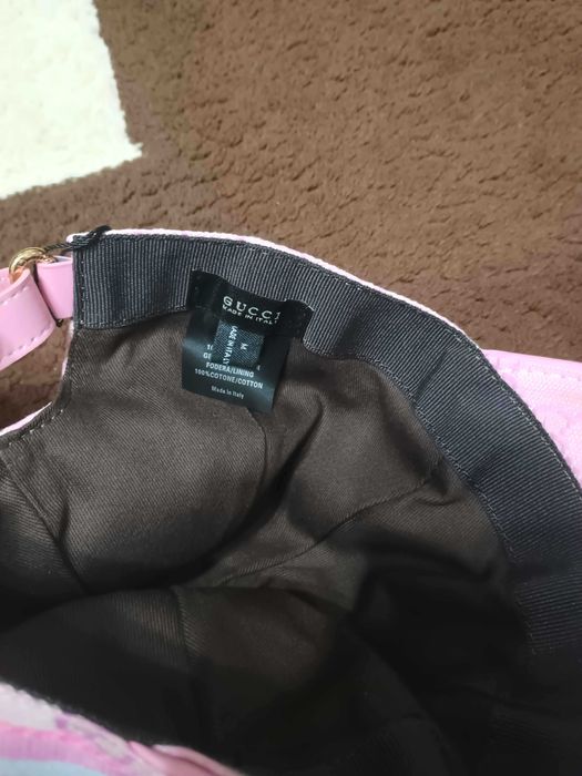 Șapcă GUCCI – Model GG Monogram Pink (Full Set)
