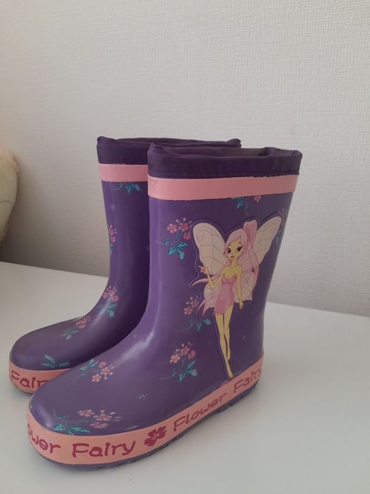 Резиновые сапожки для девочки 28 раз