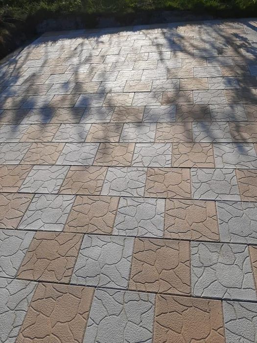 Pavaj, pavele modele antiderapante pentru gradina. Montaj