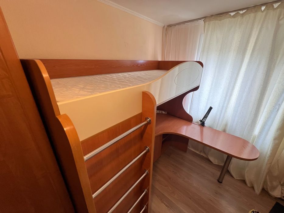 Кровать,шкаф,стол (3в1)
