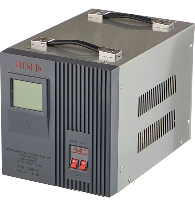 стабилизатор напряжения
Тип
релейный
Выходная мощность (полная)
5000 В