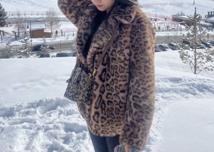 Тигровая эко шубка