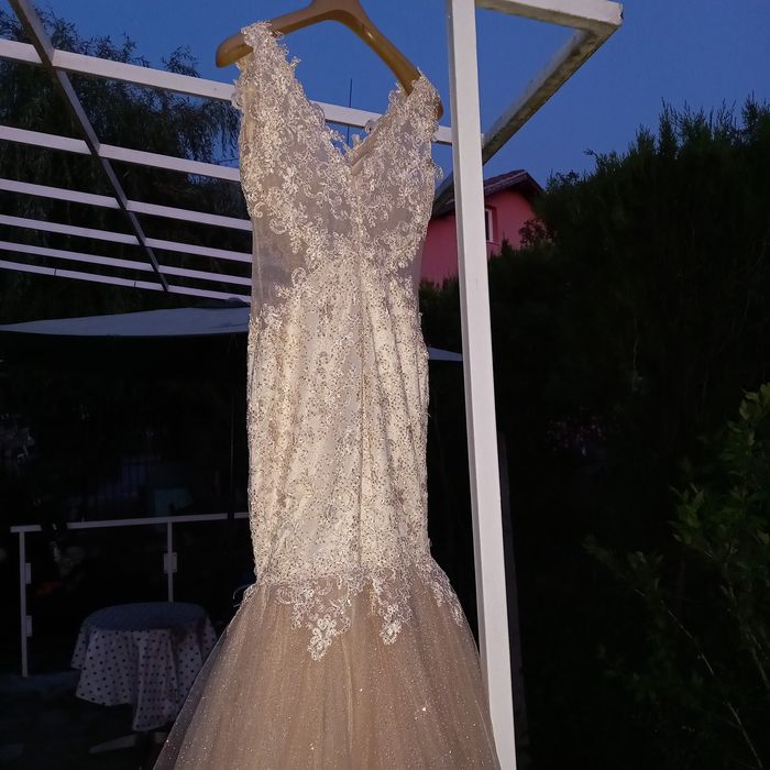 Сватбена/булчинска/бална рокля M-L р-р