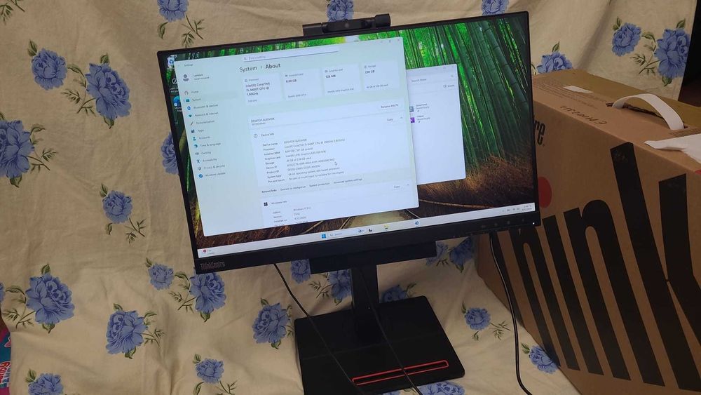 Monitor Lenovo ThinkCentre TIO22 Gen 4 – 22 " Full HD, Cameră FHD, Stand Reglabil
