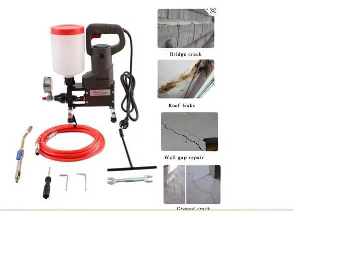 Pompa ciment -goluri pereti/fundație/tavan casa beton/caramida/paianta