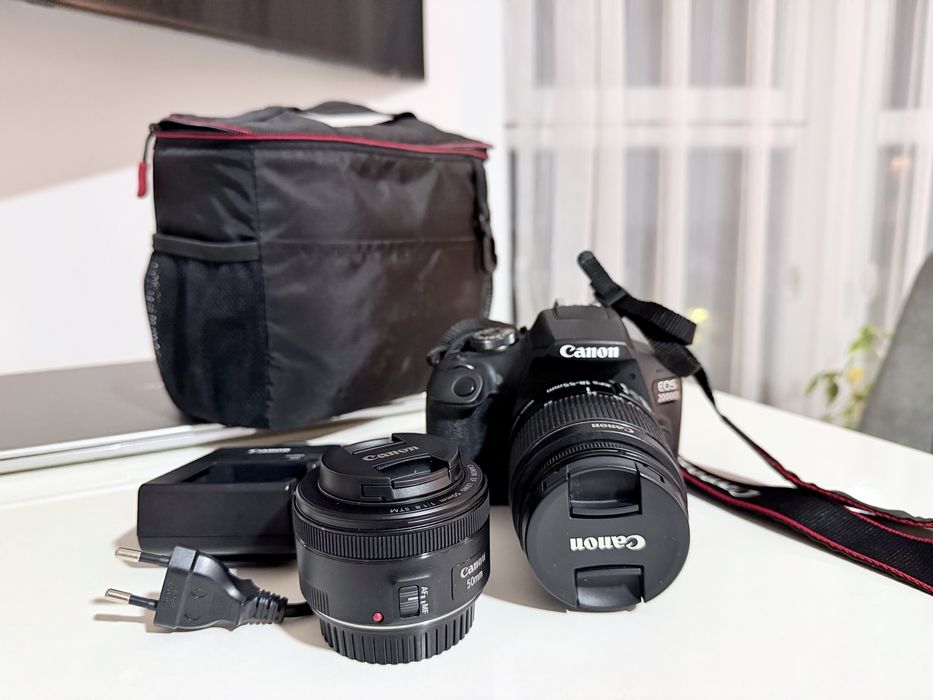 CANON EOS 2000D EF-S18-55IS+50MM 1.8
