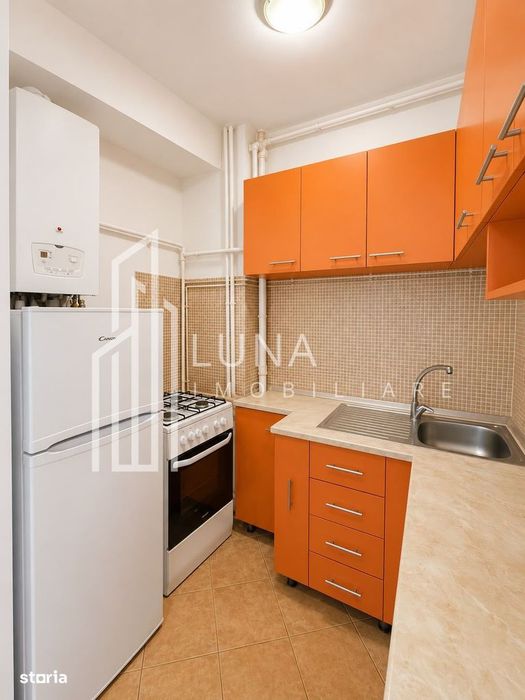 Garsonieră decomandată | 32 mp | Centrală proprie | Bd. Garii