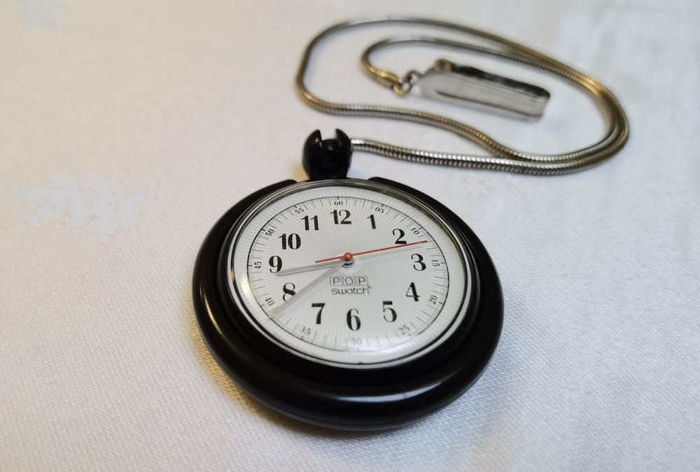 Ceas swatch pop de buzunar vintage