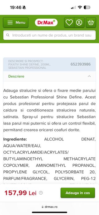 Tratament leave-in si Spray protecyie termica si fixare