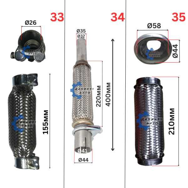 Мека връзка за ауспух / гърне Ф25 - Ф102