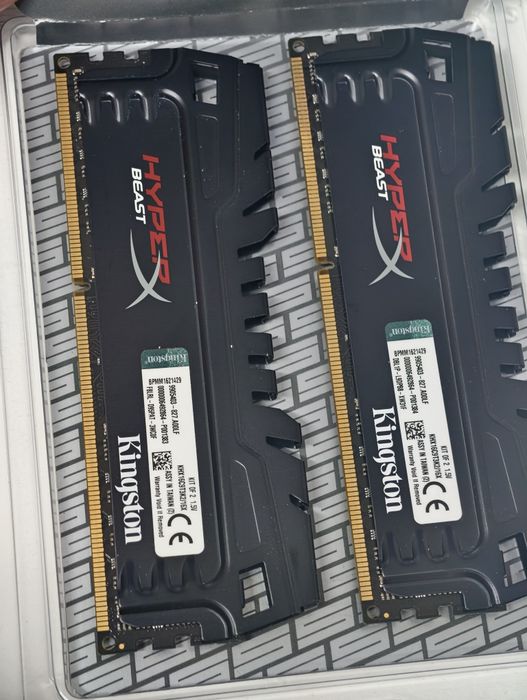 Kit rami Kingston HyperX Beast 16GB 2x8GB DDR3 1600MHz KHX16C9T3K2/16X