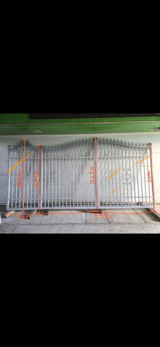 Porti auto batante + Poartă mică