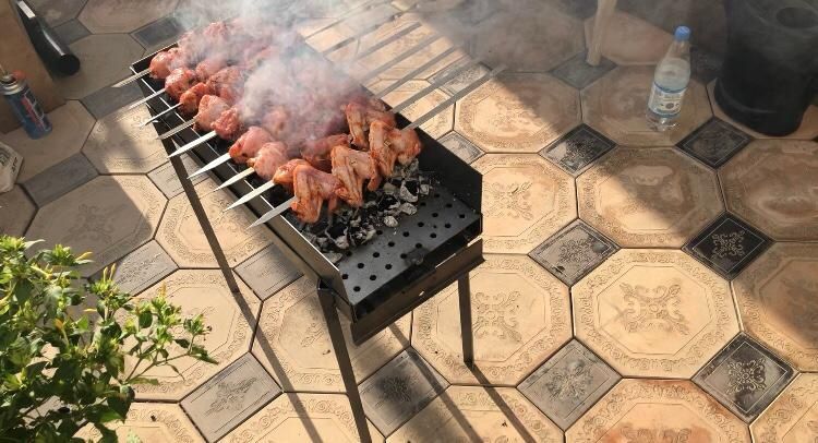 Мангал-чемодан разборный