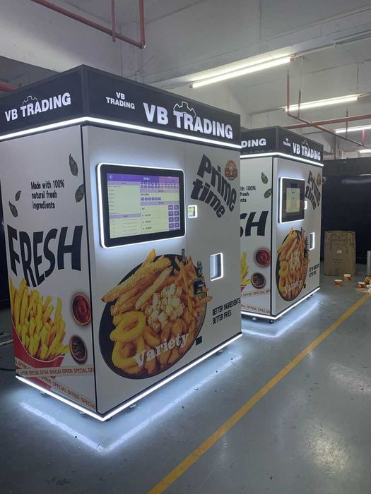 НАЛИЧНА МАШИНА! Вендинг Машина за пържени картофи и хапки