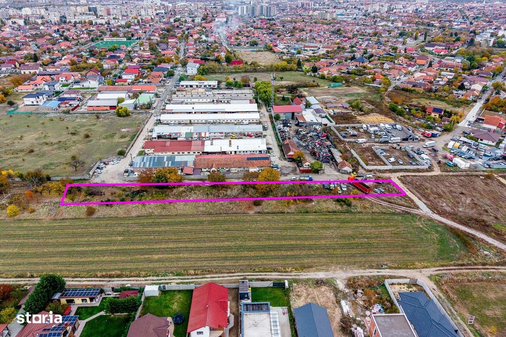 Teren de 2500 mp cu posibilitate de parcelare în Bujac Arad