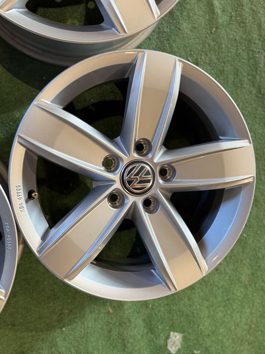 Jante Aliaj 16 Noi 5x112 Original Vw Passat B8 Golf T-Roc Touran Sharan Skoda Octavia Superb Seat Leon Audi a3