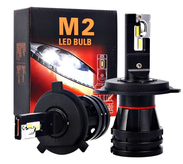 M2 лед крушки H7 H1 H4 HB3 HB4 H11 мини УЛТРА ТЪНКИ 0,13'' CREE 8000lm