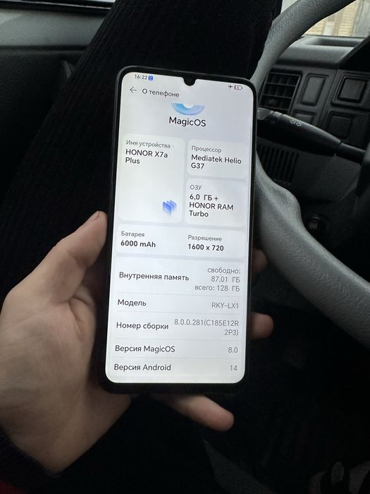 Honor X7 A plus 128gb6