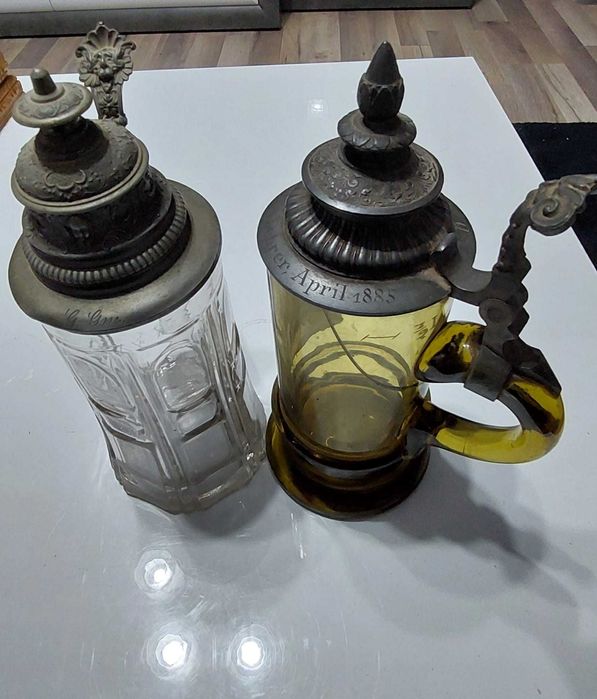 Lot vintage de 9 sticle si vase diferite