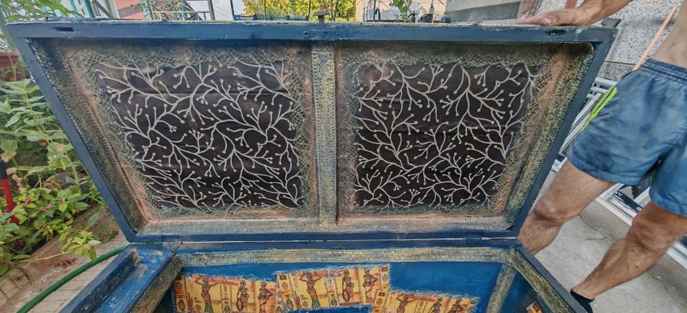 Винтидж сандък , реставриран