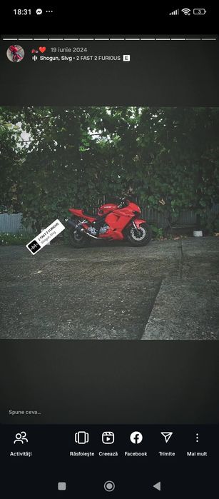 Vând Hyosung GT 650 (Suzuki sv650 V2) sau schimb cu auto benzina