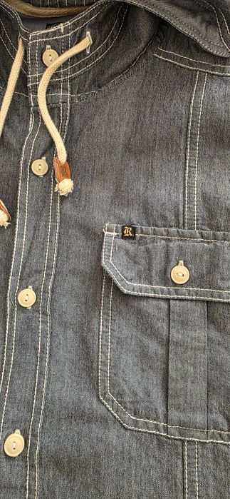 Рубашка джинсовая мужская.