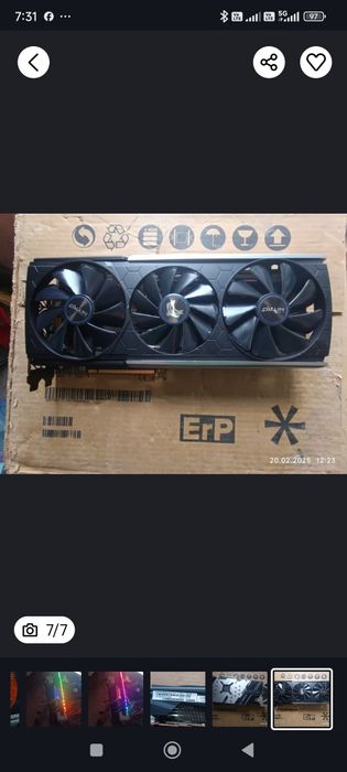 Placa video Sapphire Rx 5700xt  8gb