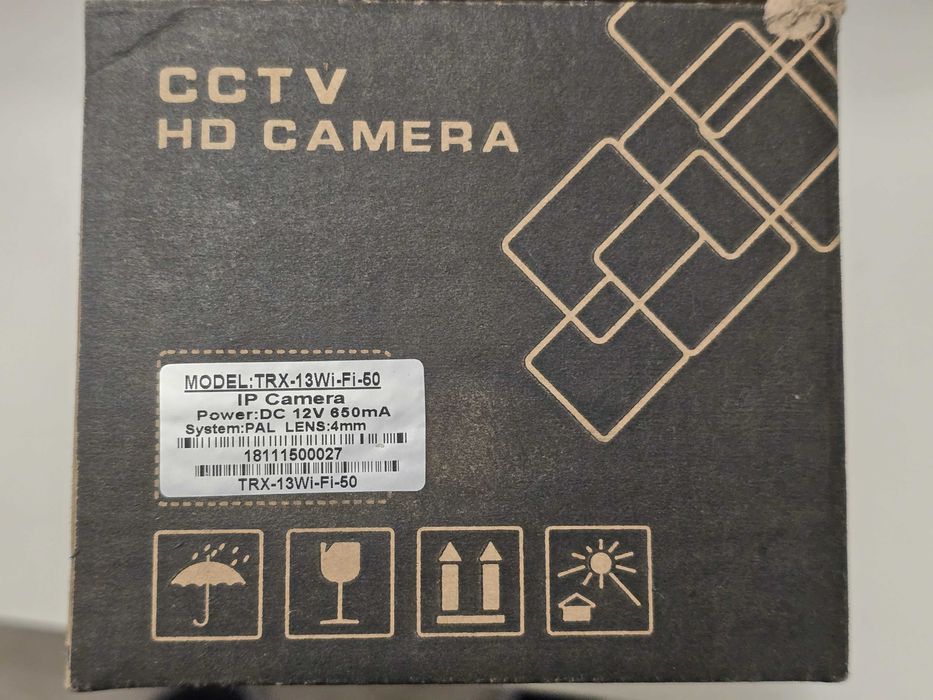 IP камера TRX 13-WiFi-50 за външен монтаж, безжична / карта памет