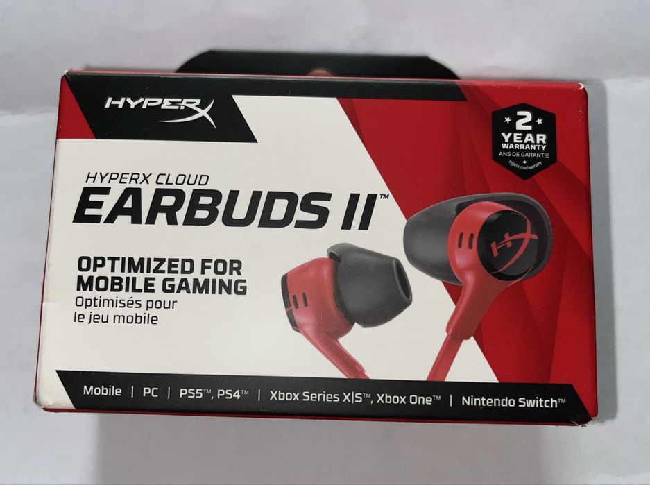 Наушники HyperX Cloud EarBuds 2 красный