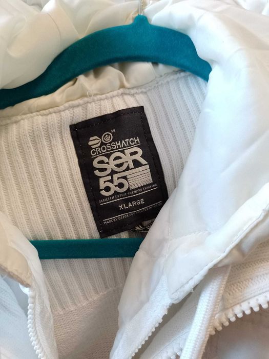 Hanorac alb XL Crosshatch